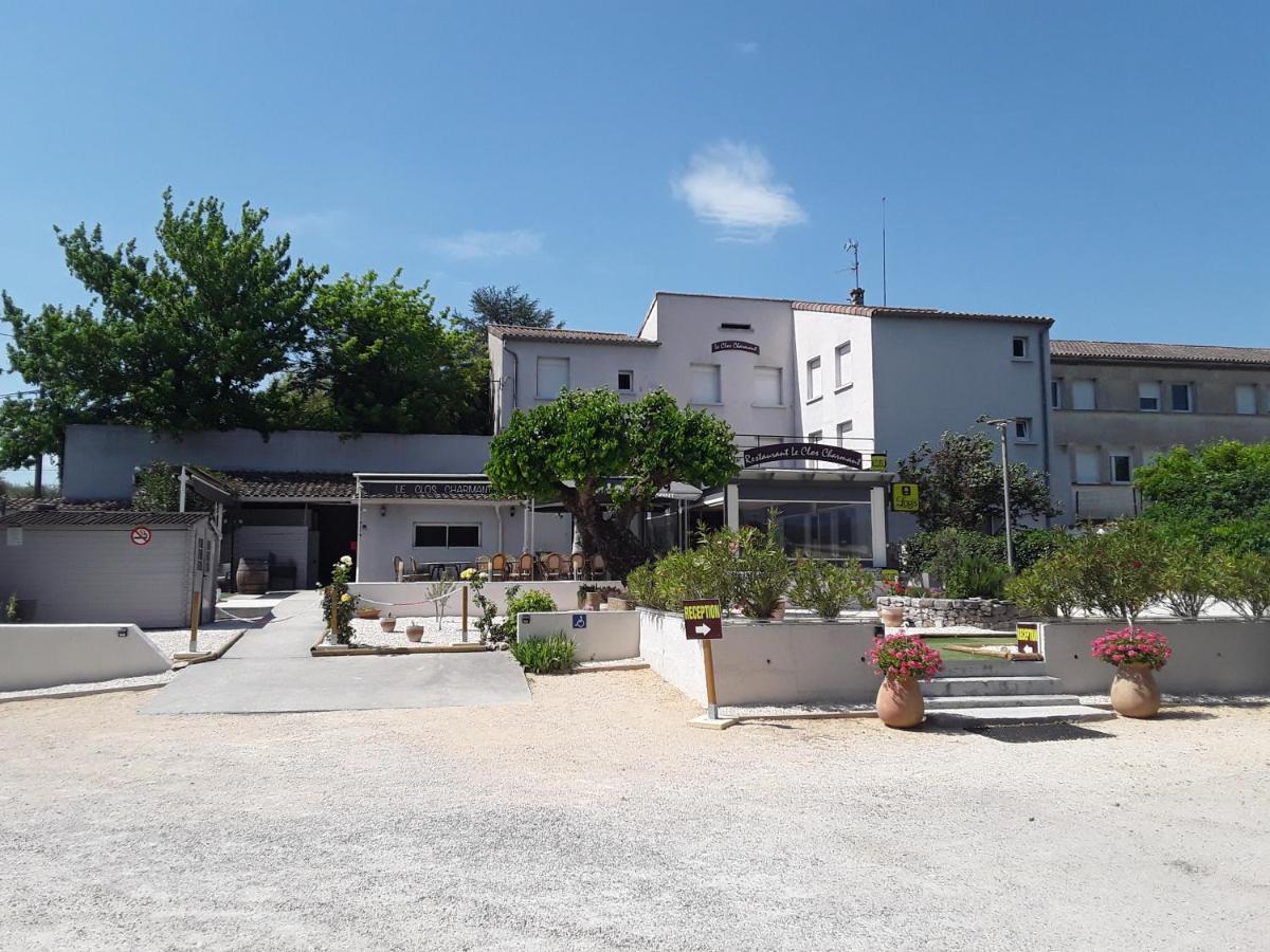 Hotel Restaurant Le Clos Charmant Vallon-Pont-dʼArc Exterior foto